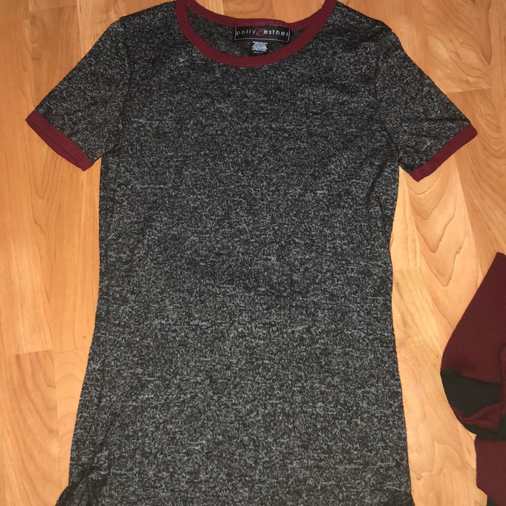 Gray shirt